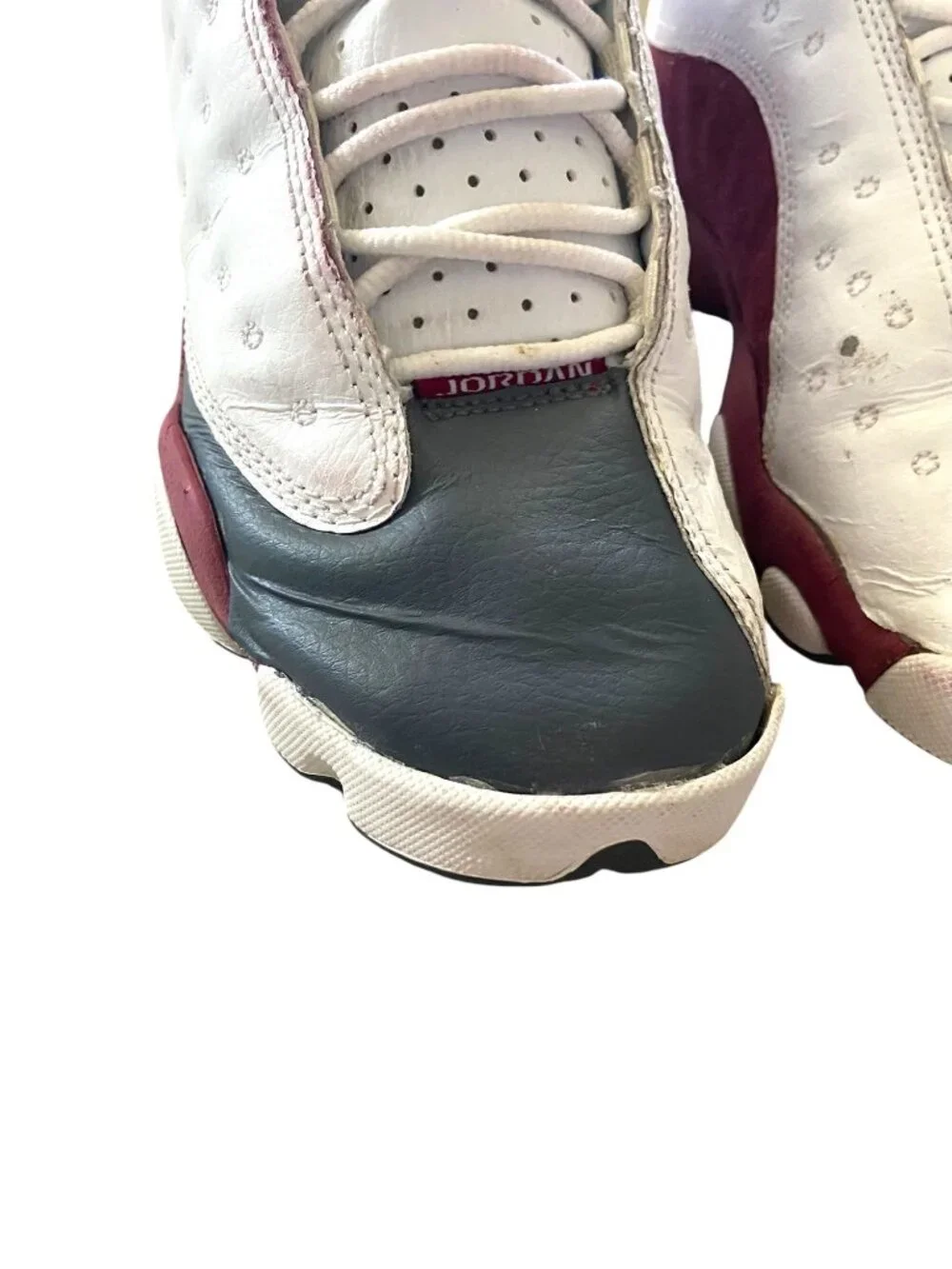 Nike Air Jordan 13 Retro Bordeaux High Tops Size 6 Grade School Colorway Vintage
